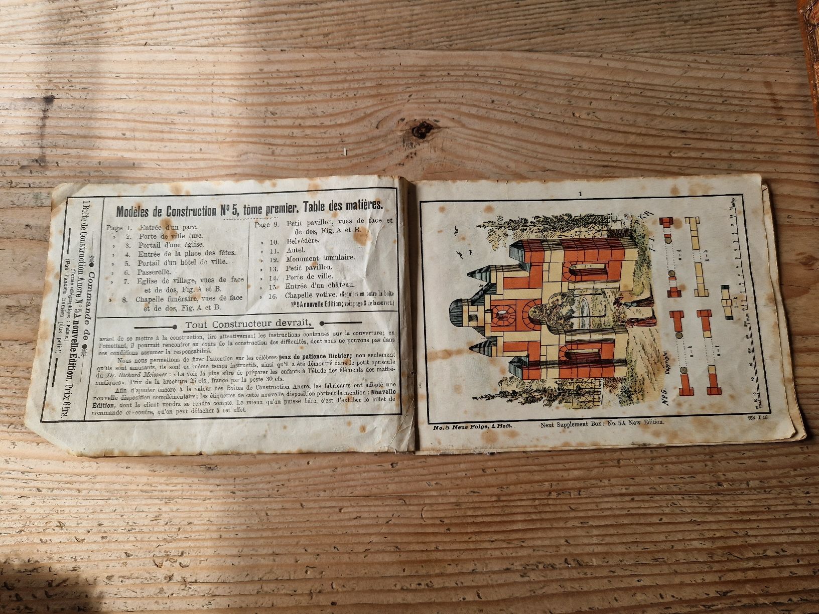 Kit di costruzioni: Anker Steinbaukasten – Usato da Wilen (Sarnen) venduto da Ponok 4