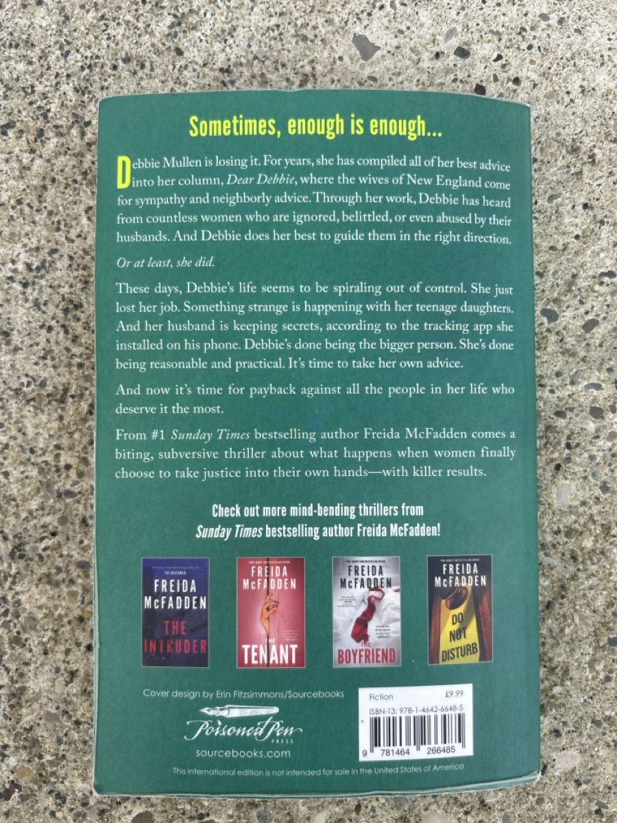 Bücher: Buch "Dear Debbie" von Freida McFadden englisch – Gebraucht aus Oberdorf SO von Larissa111 1
