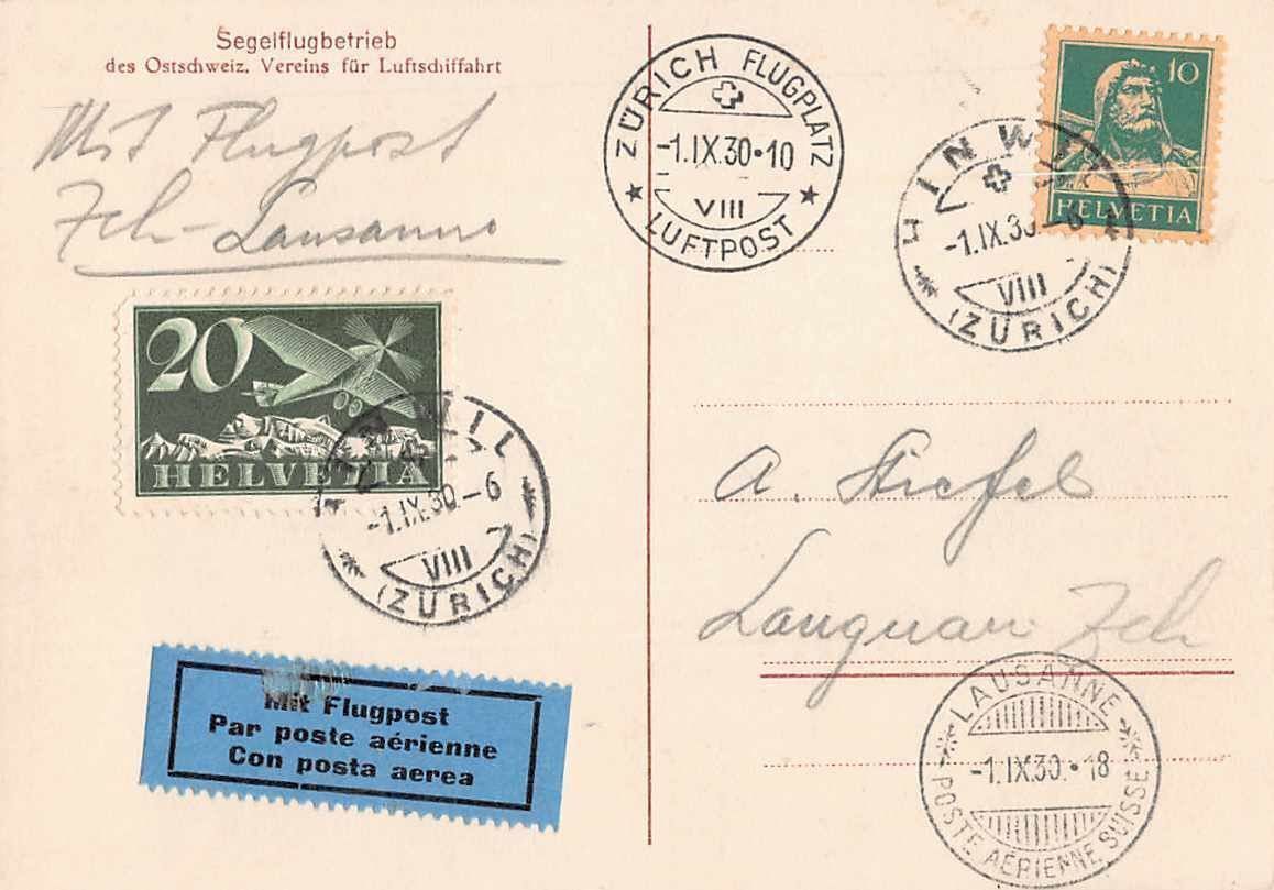 Cartes postales: SEGELFLUG vom BACHTEL 1930 – D'occasion à Winterthur par SchatzchischtliWinti 1