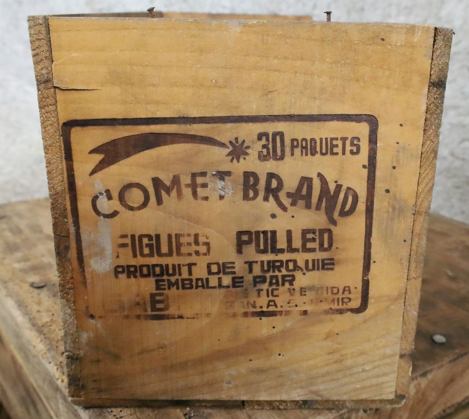 Casse di trasporto: Holzkiste, Kiste, Harass "Tiger / Comet Brand" Figues – Usato da Birrwil venduto da brandschatz_birrwil 4