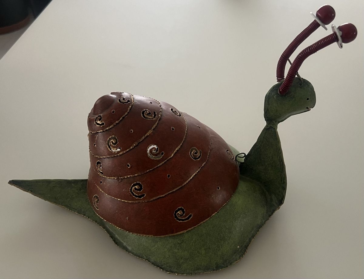 Toutes les décorations: Schnecke Metall Gartendeko mit Windlicht – D'occasion à Kehrsatz par Louvitesse 3