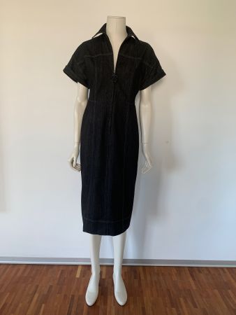 AKRIS: Neu/ungetragen - Top aktuelles Denim-Kleid 36, $ 1250