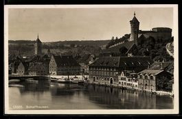 AK Schaffhausen, Teilansicht mit Munot
