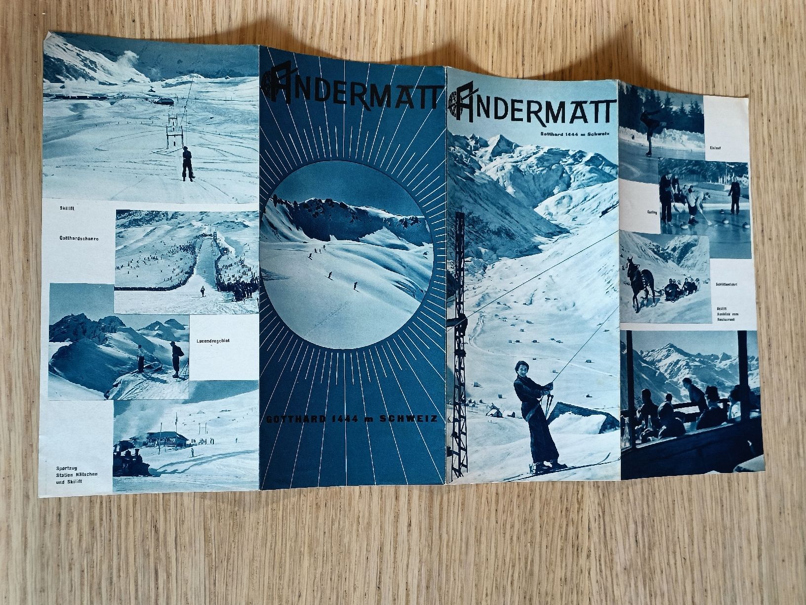 Documenti: Alter Prospekt / Andermatt - Ausgabe ca. 1939 – Usato da Brugg AG venduto da Ente015 3
