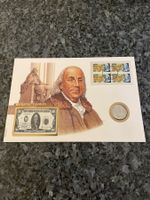Numisbrief Benjamin Franklin
