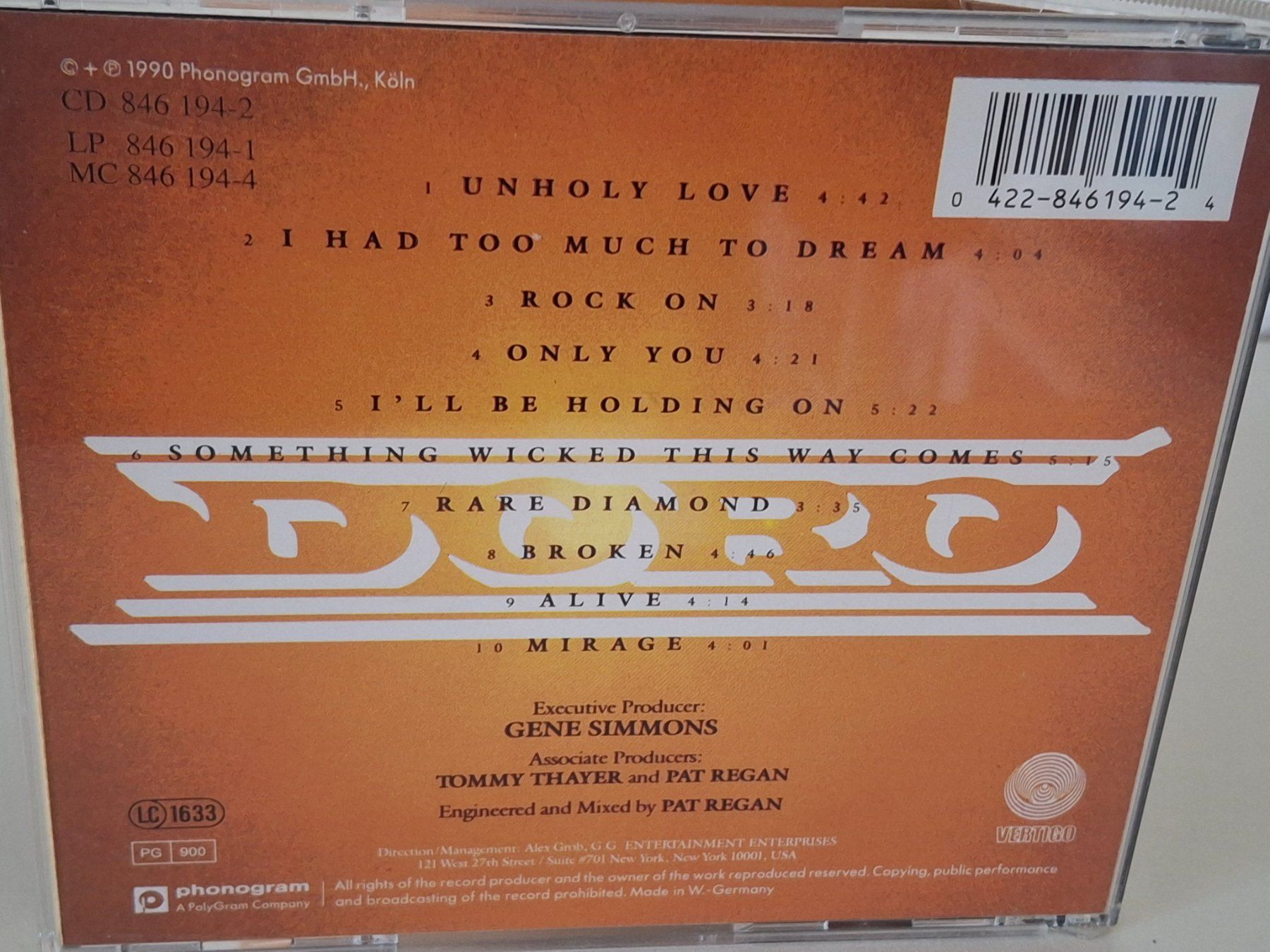 CDs: CD Doro  - Doro – Gebraucht aus Aarberg von Jackup1 1