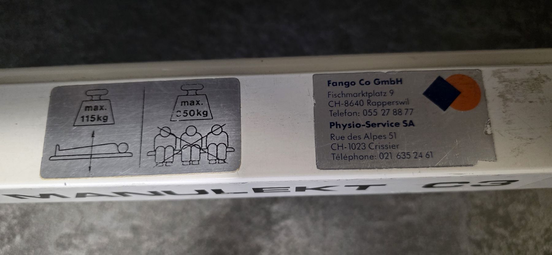 Liegen & Liegestühle: Therapie und Massageliege, Manulekt C3 – Gebraucht aus Madetswil von rolfmartin 2