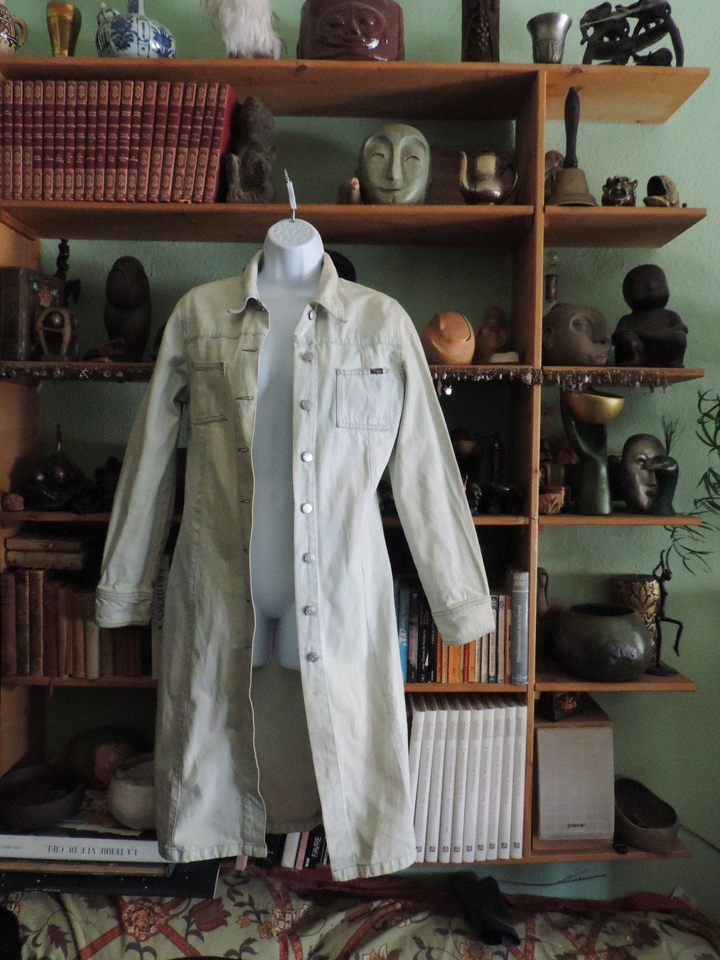 Giacche: veste longue en jeans bleu clair – Usato da Genève venduto da Axelle333
