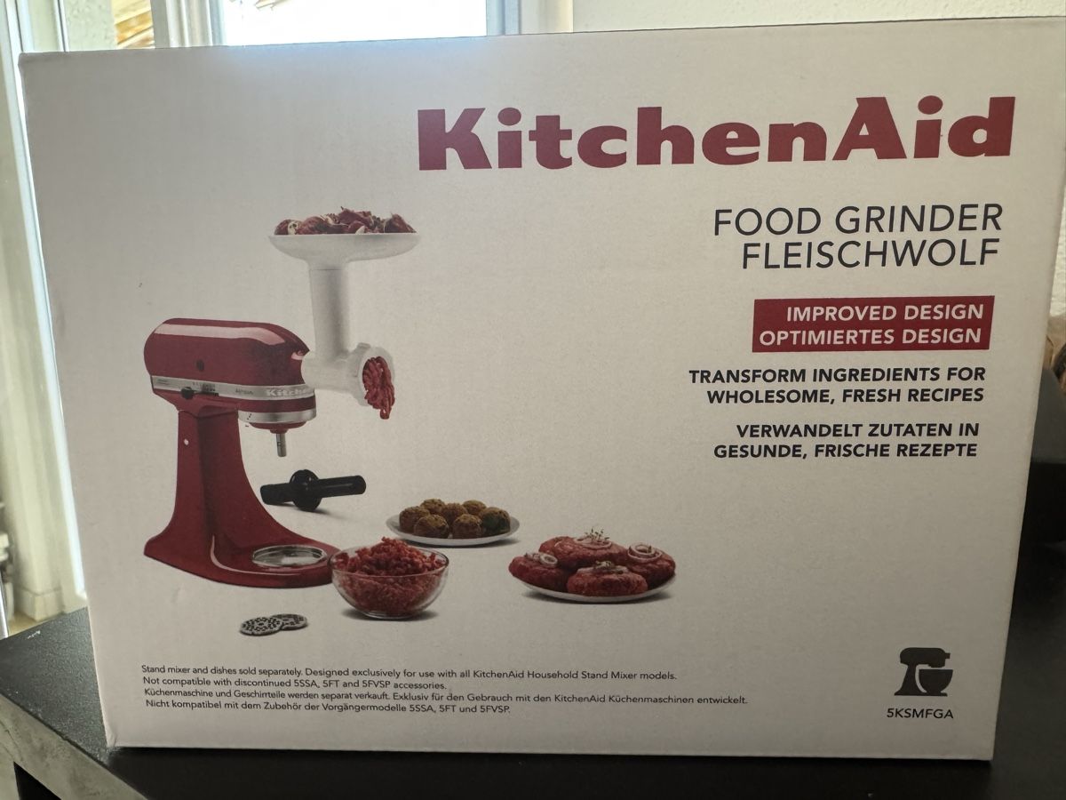 Kitchenaid Elettrodomestici da cucina: KitchenAid Fleischwolf zusatz Set – Nuovo e nell'imballaggio originale da Thun venduto da Timbryan