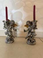 2 Kerzenständer Engel 16cm