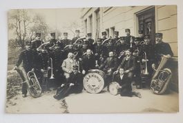 Ansichtskarte Musikverein Harmonie Allstetten alte Aufnahme