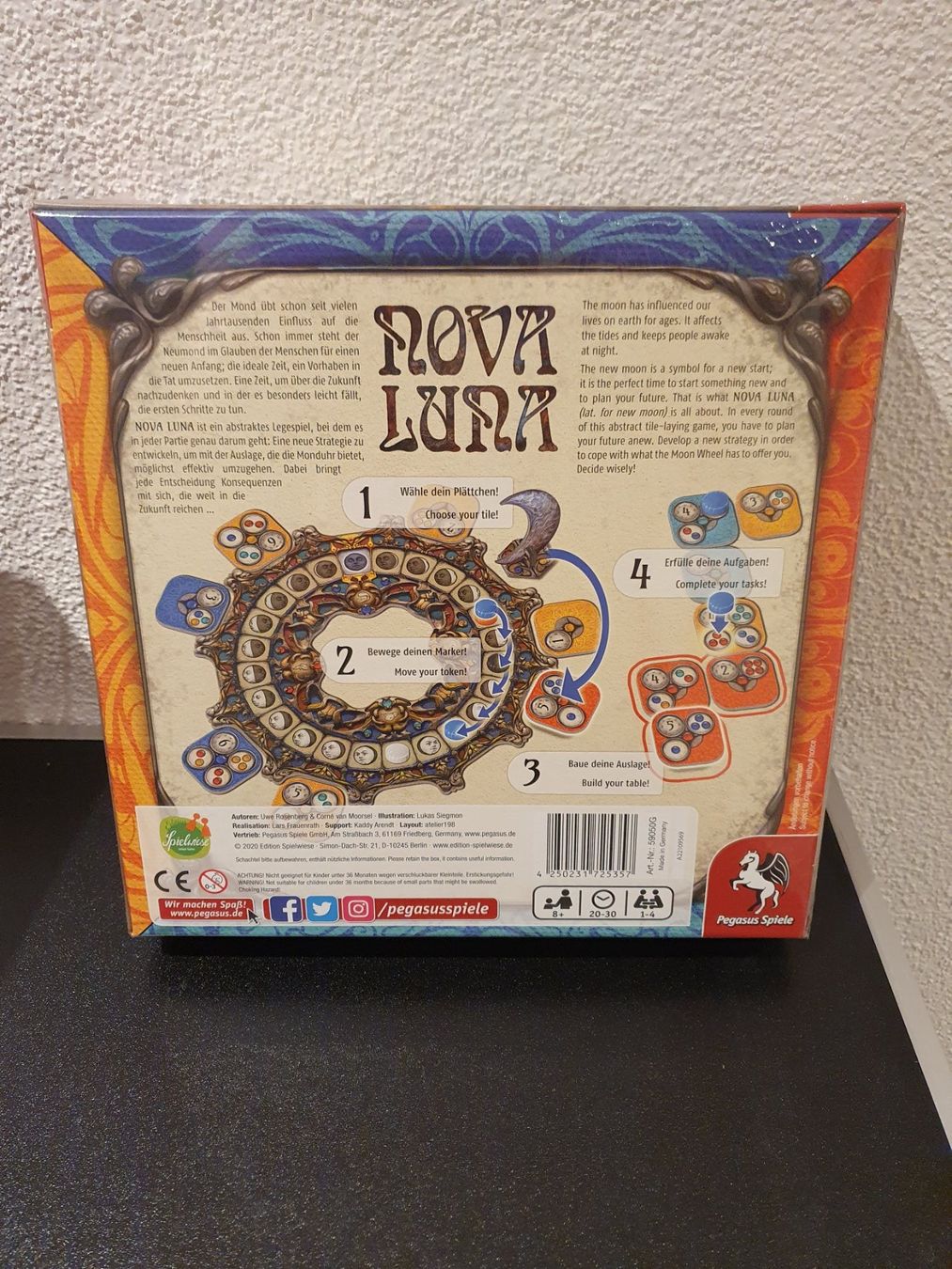 Spiele: Neu - Pegasus Spiele - Nova Luna – Neu und originalverpackt aus Dagmersellen von Jarsetz_Restposten 1