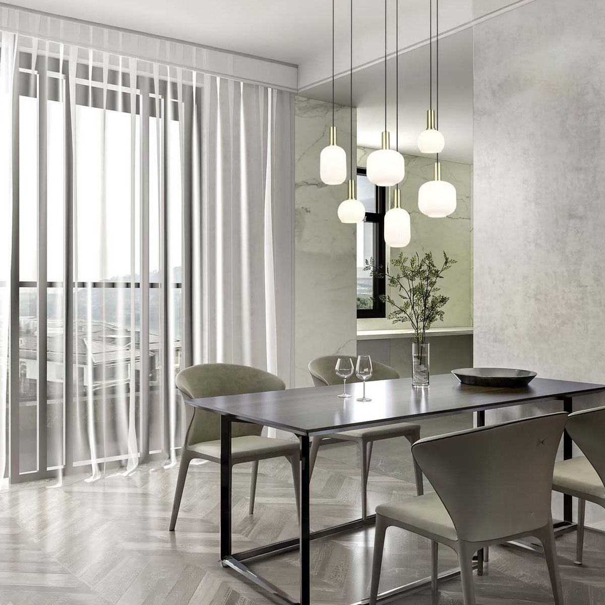 Lampadari & plafoniere: Pendelleuchte, Glas, 92 cm x 35 cm – Nuovo (secondo la descrizione) da Kreuzlingen venduto da Smart-Light 1