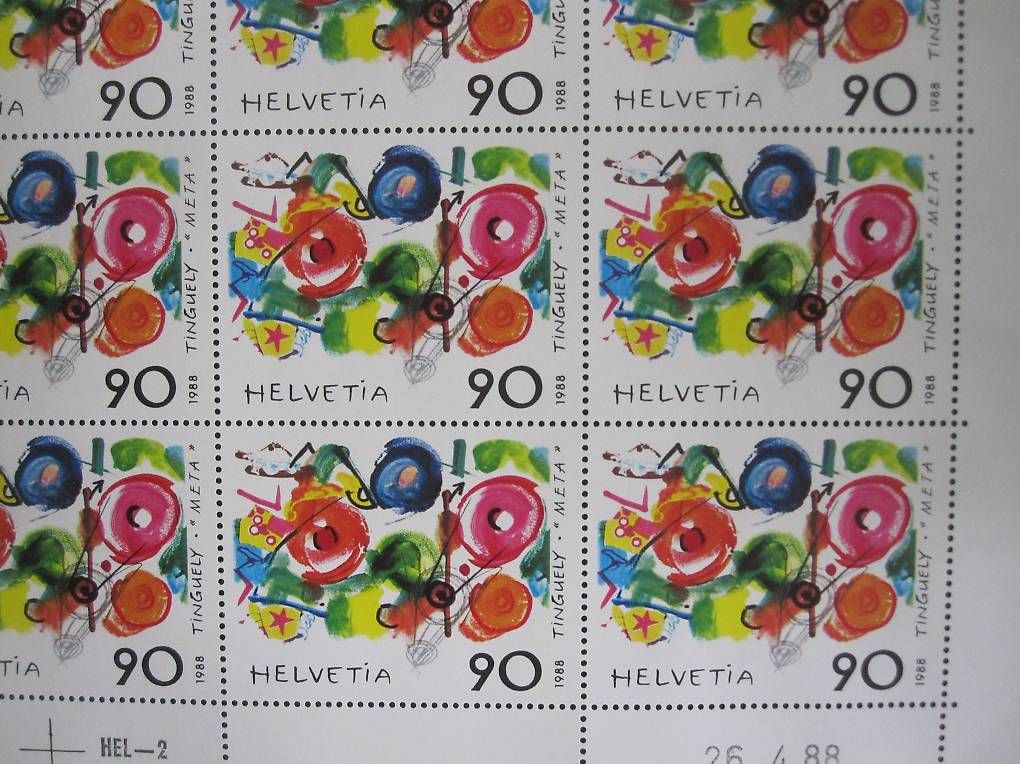 Tutti i francobolli: Jean Tinguely Briefmarken – Nuovo e nell'imballaggio originale da Saland venduto da k_z_tny8 1
