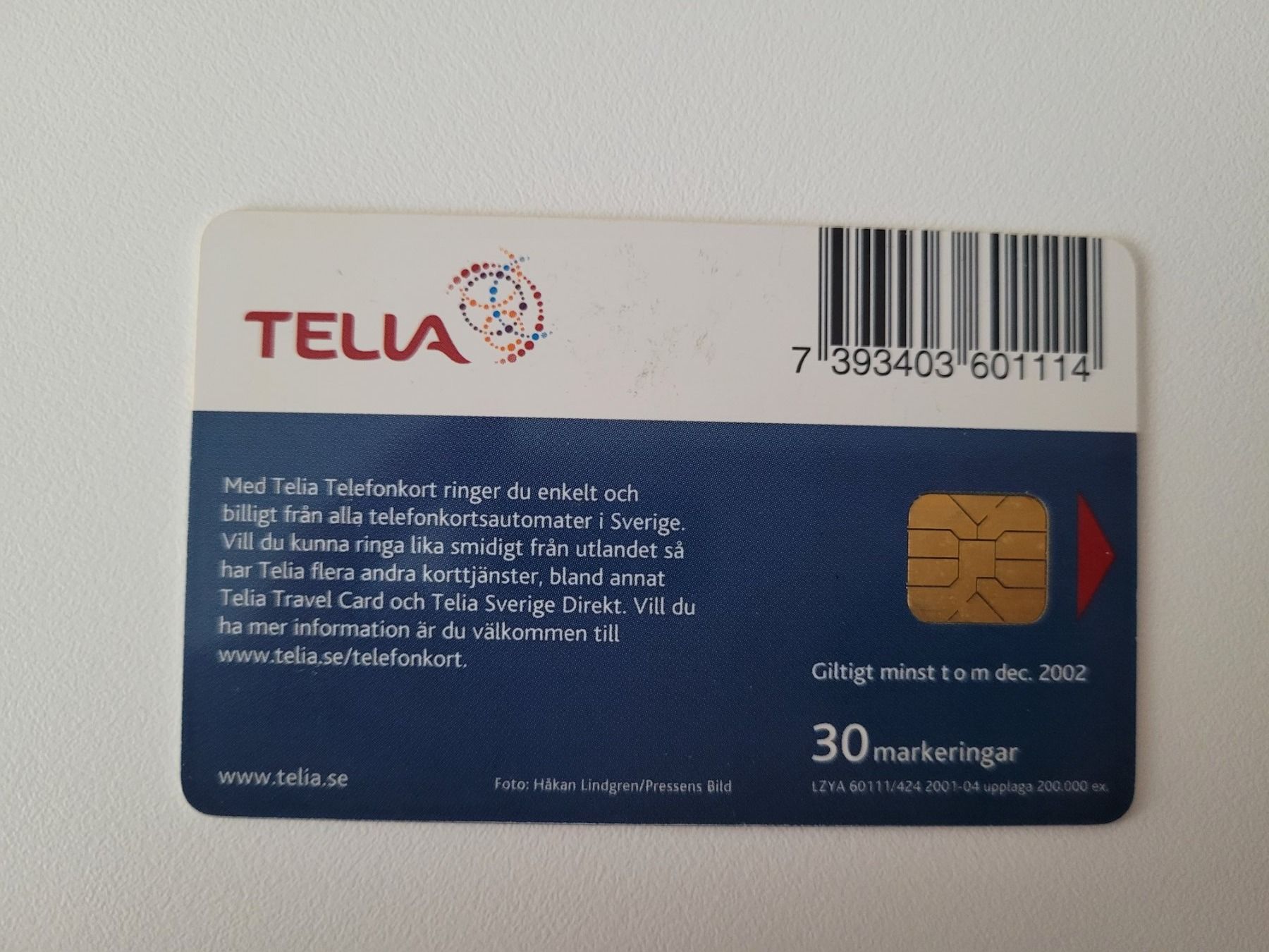 Telefon- & Taxkarten: Telefonkarte Schweden – Gebraucht aus Inwil von Flower2325 1