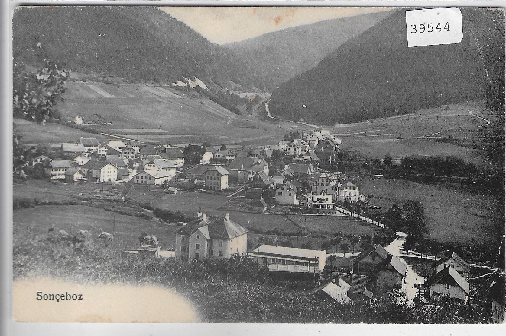Ansichtskarten: Sonceboz - Vue generale – Gebraucht aus Ettingen von Kartenplanet