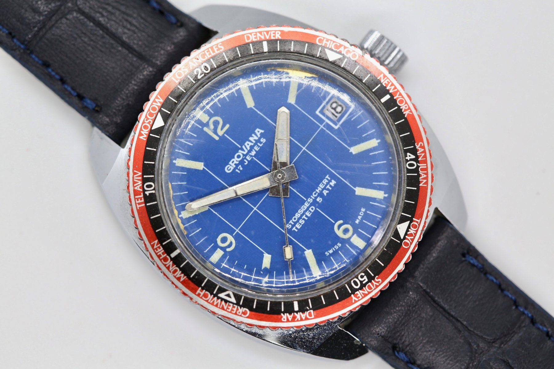 Orologi: Grovana Vintage mit Städtering – Usato da Reinach BL venduto da Han-Numismatik 2