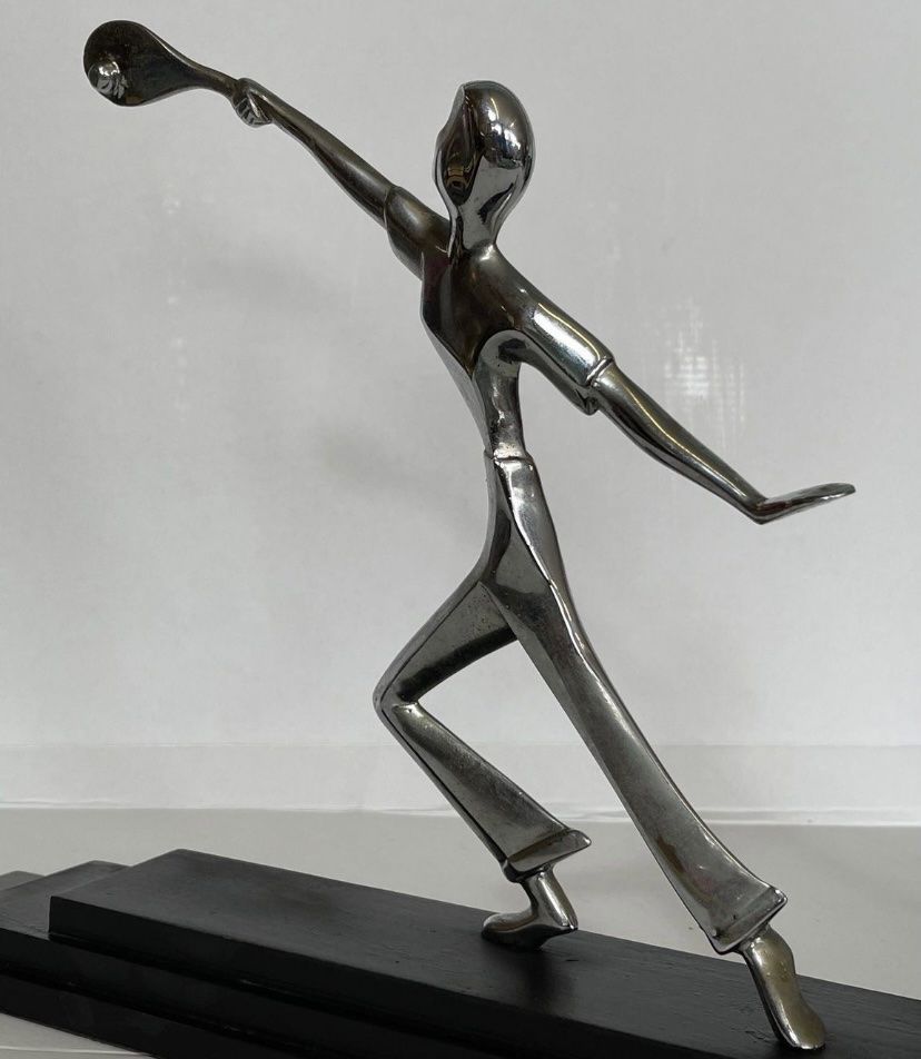 Sculture & Statue: Metall Skulptur Tennis – Usato da Olten venduto da sportwelt 6