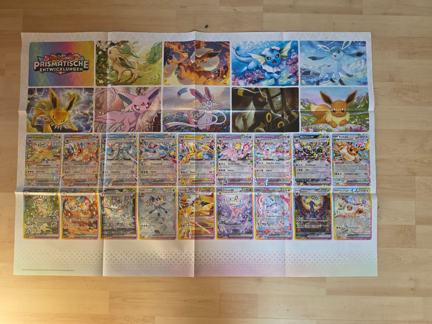Pokémon Carte collezionabili: Pokemon Poster Prismatische Entwicklung – Usato da triesenberg venduto da wisi369 1