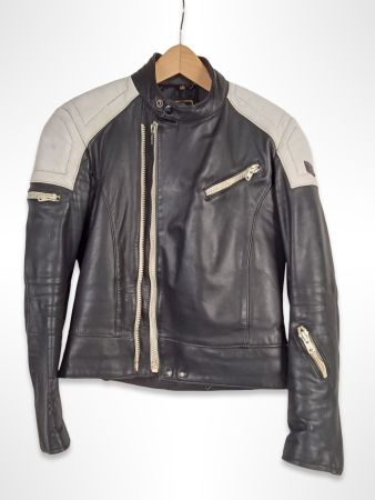 iXS Motorsportjacke Damen - Echtes Leder Gr. 50