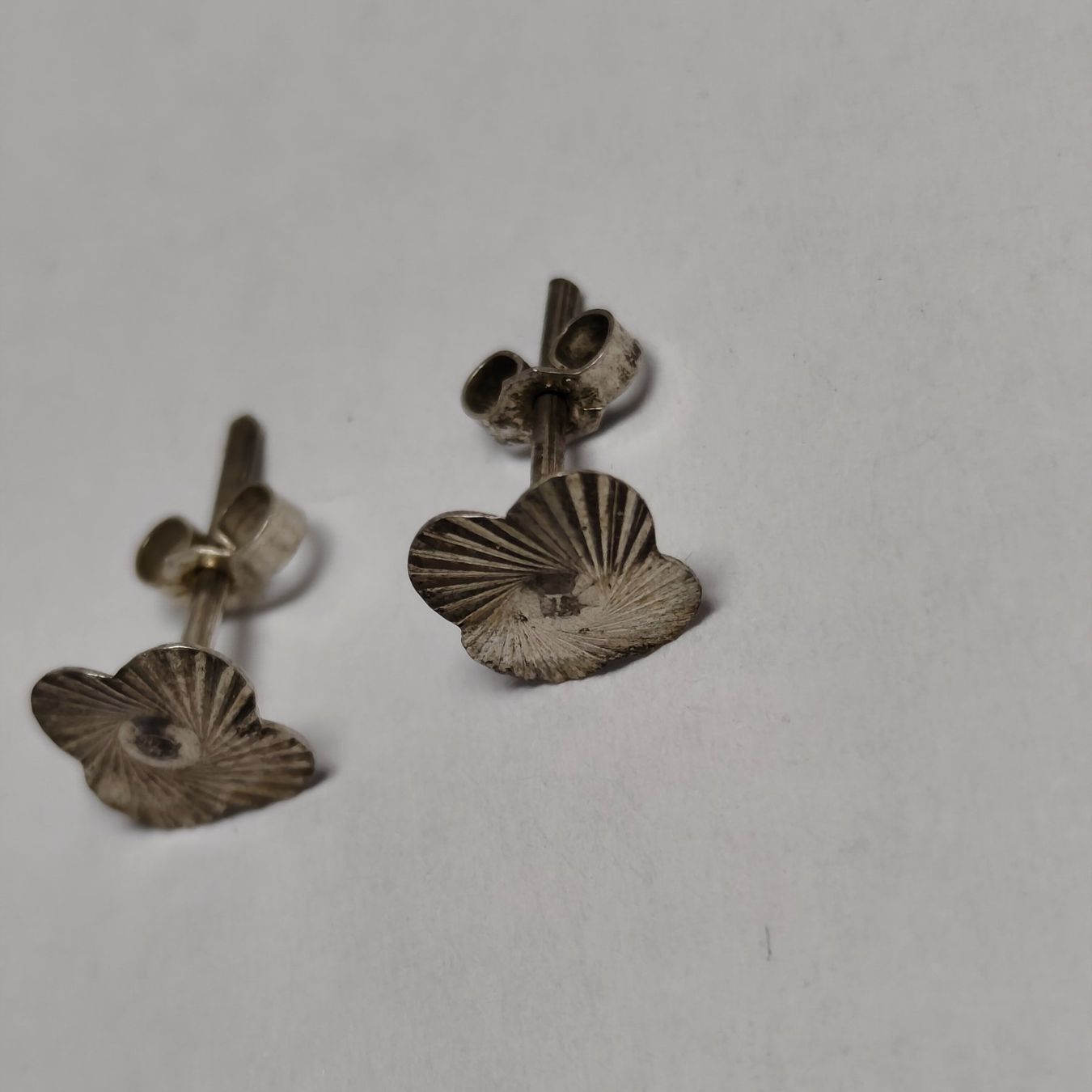 Orecchini pendenti & Orecchini a lobo: Vintage Silver silber Stud Earrings Boucles d'Oreilles #A4 – Usato da Châtelaine venduto da Tropic.Watch2 3
