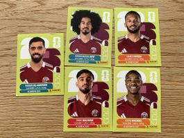 Qatar WM 2026 Panini - QAT 8, QAT 11, QAT 12, QAT 16, QAT 18