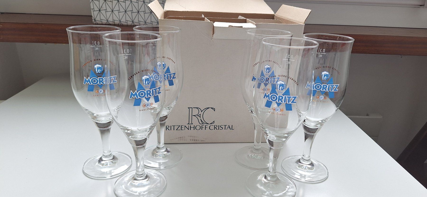 Ritzenhoff Verres: Ritzenhoff Bierkelche "MORITZ Barcelona" – D'occasion à Reinach BL par Evi-13