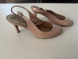 Slingpumps Lackleder Gr.5 (37.5-38) Nude Marks&Spencer