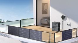 Growatt Balkonkraftwerk 880 Wp + 2 kWh akku (nie benutzt)