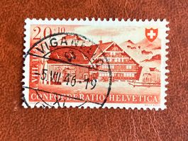 Schweiz 1946 Pro Patria 20 Vollstempel VIGANELLO 5.VII.46
