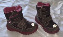 Superfit Winterstiefel braun rosa Grösse 24 gebraucht