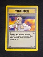 Pokemon Blaine's Gamble 121/132 WOTC Gym Heroes EN