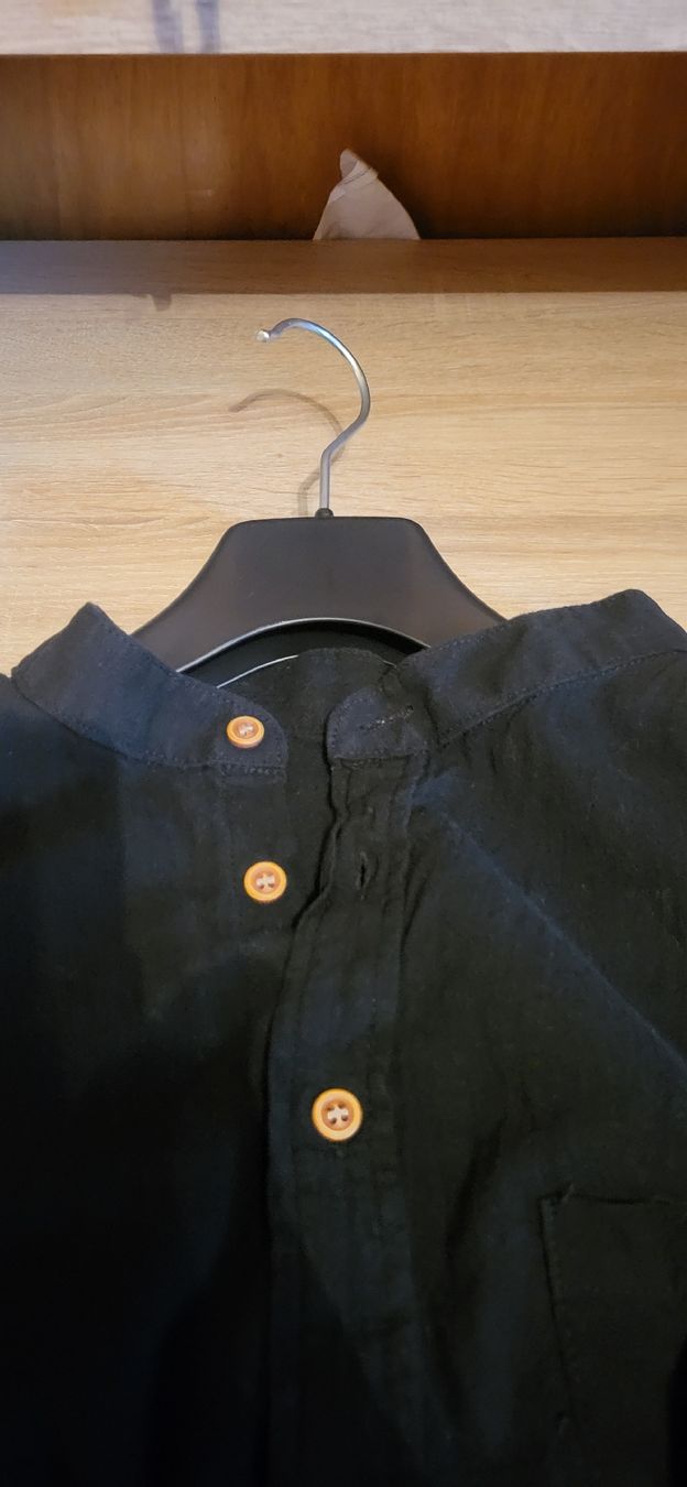 Camicie: Herren Kurzarmhemd schwarz XXL Baumwolle grob – Usato da Schweizersholz venduto da fuchs06 2