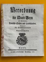 Stadt Bern ... die Nach-Erbschaften 1770