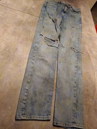 Pantalon jeans bleu taille 29/30 marque Denim coton