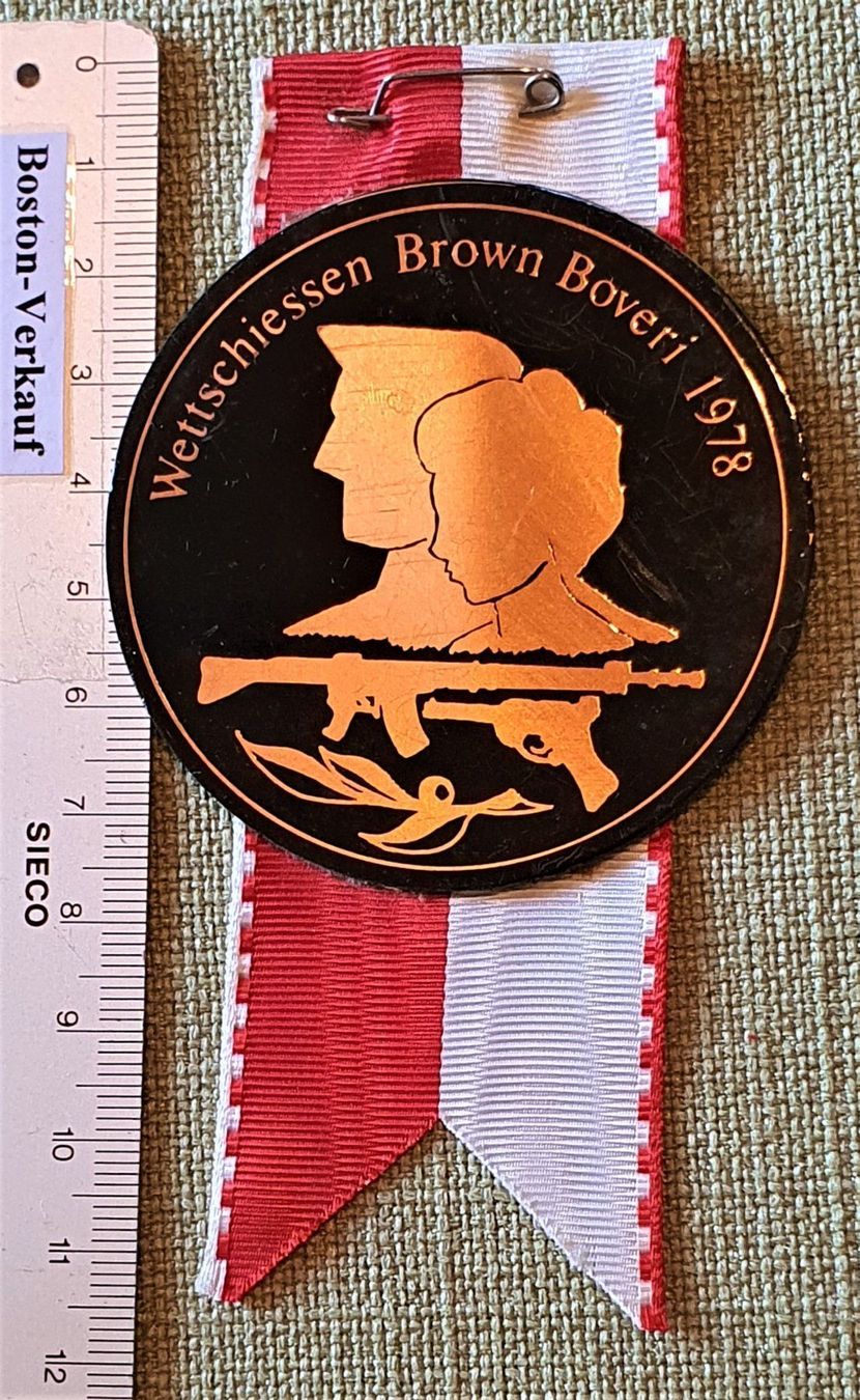 Medaglie: Wettschiessen Brown Boveri 1978 – Usato da Reinach BL venduto da Boston-Verkauf 1