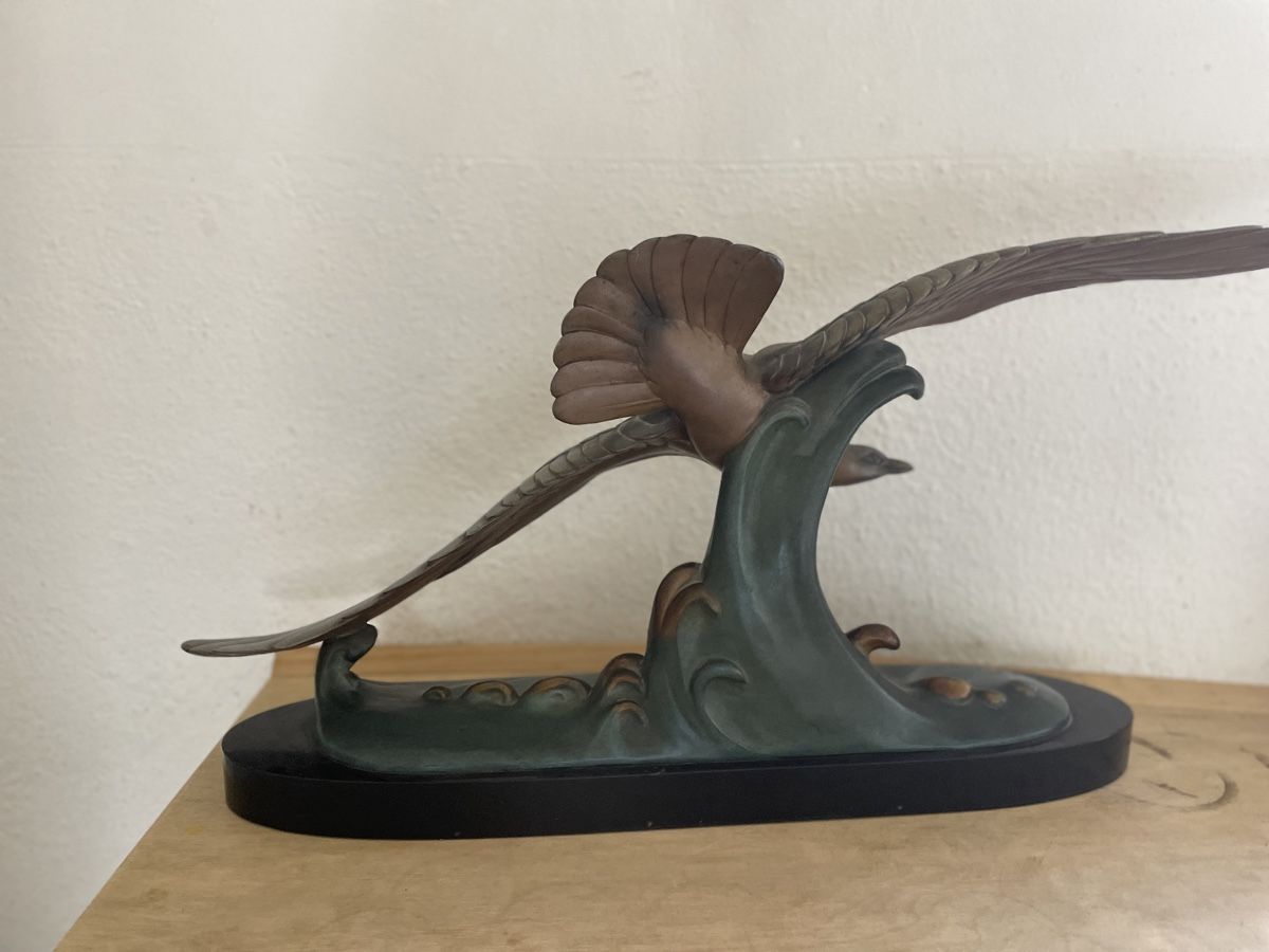 Skulpturen & Statuen: Grosse Bronze Möwe Art Deco L Carvin – Gebraucht aus Benken SG von tame_impala 2