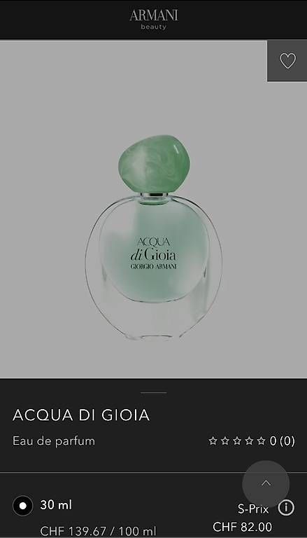 Profumi & Eau de Toilette: AQUA DIE GIOIA EDP 30ML NEU! – Usato da Rüti ZH venduto da la-93 4