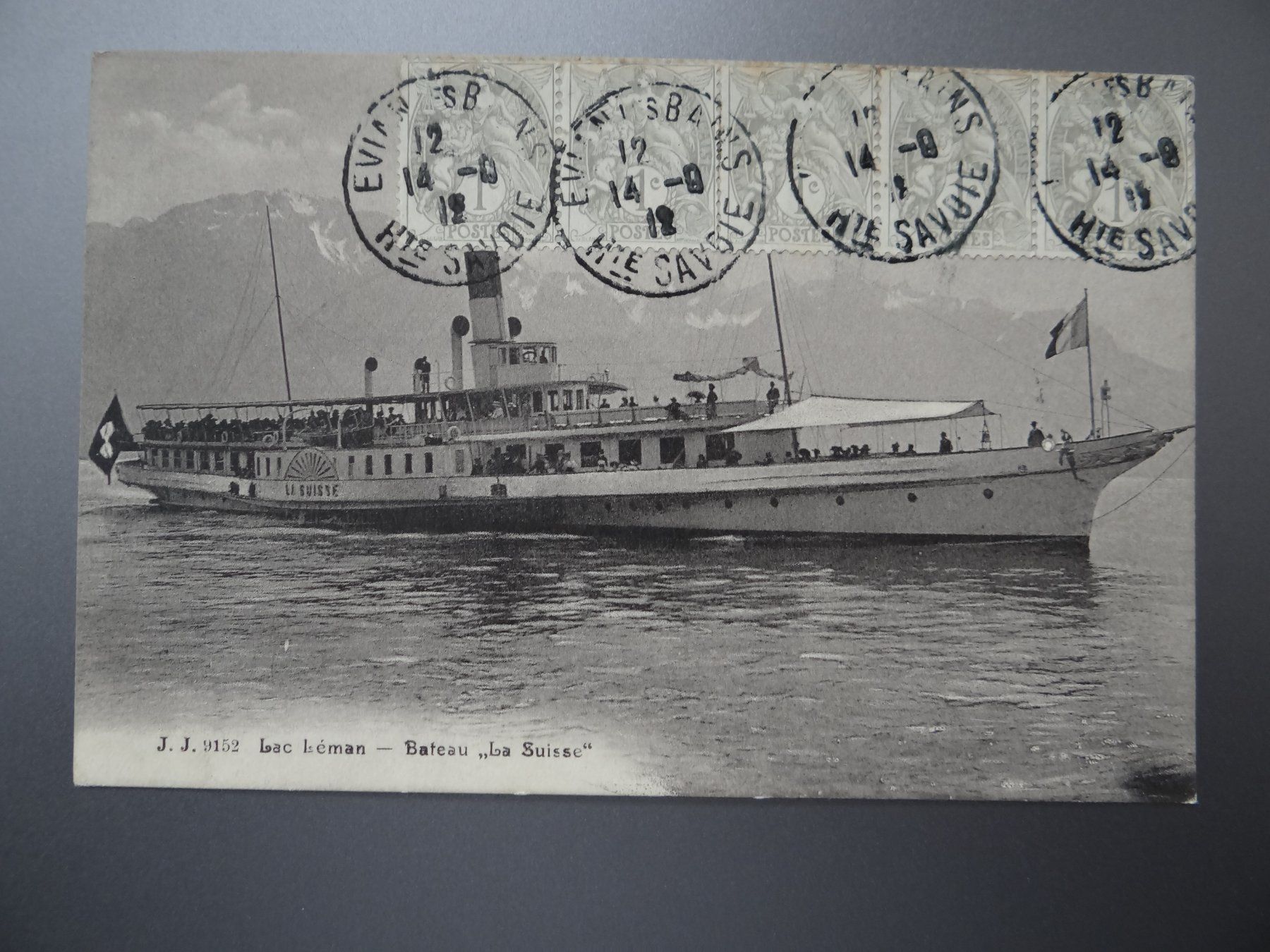 Cartoline postali: 4 alte Ansichtskarten Frankreich mit Frankatur 5x 1 C – Usato da Kriens venduto da Na4 1