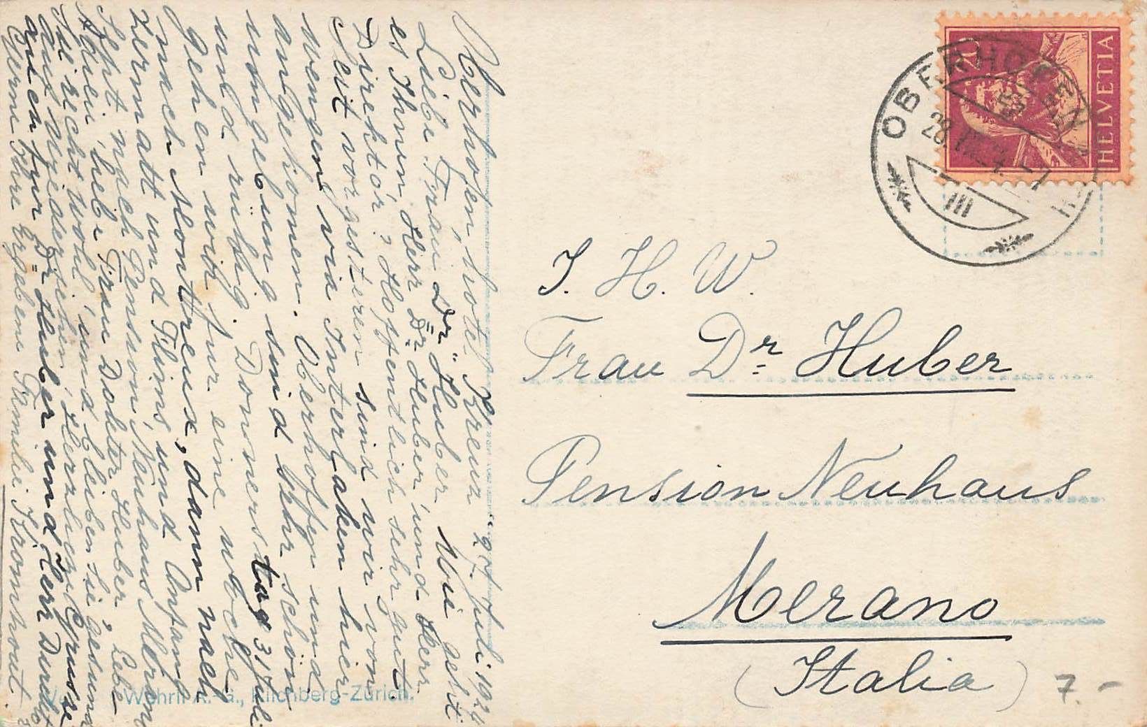 Cartes postales: Oberhofen amthunersee – D'occasion à Biasca par Blenio71 1