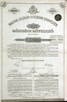 3,5% Ungarische Hypotheken-Bank, Budapest - 1899