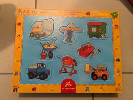 Die Spiegelburg Holz-Steckpuzzle "Auf der Baustelle" - Top