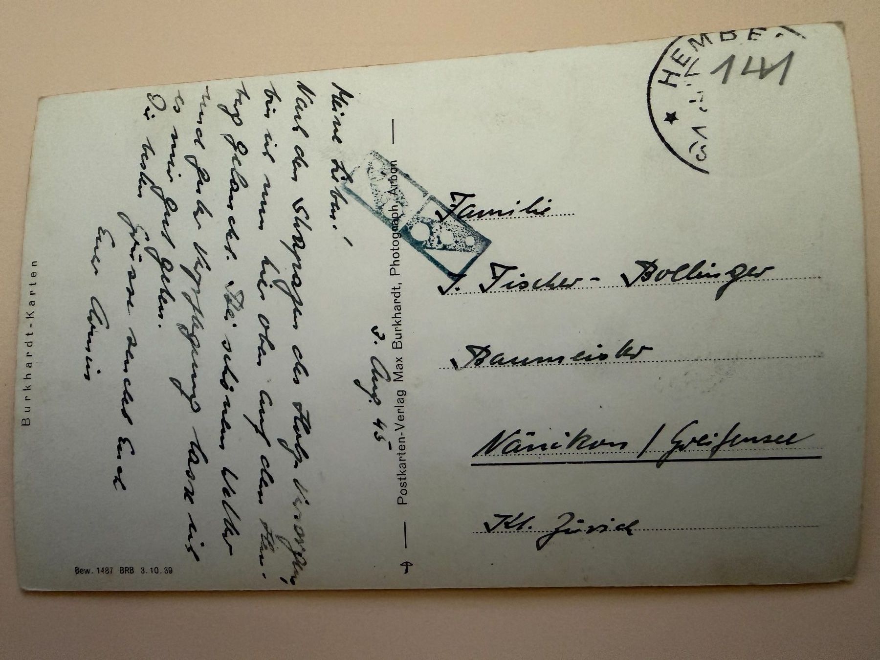 Cartes postales: HEMBERG - Blick gegen Säntis - Ansichtskarte – D'occasion à Tegerfelden par siebenmacky 1