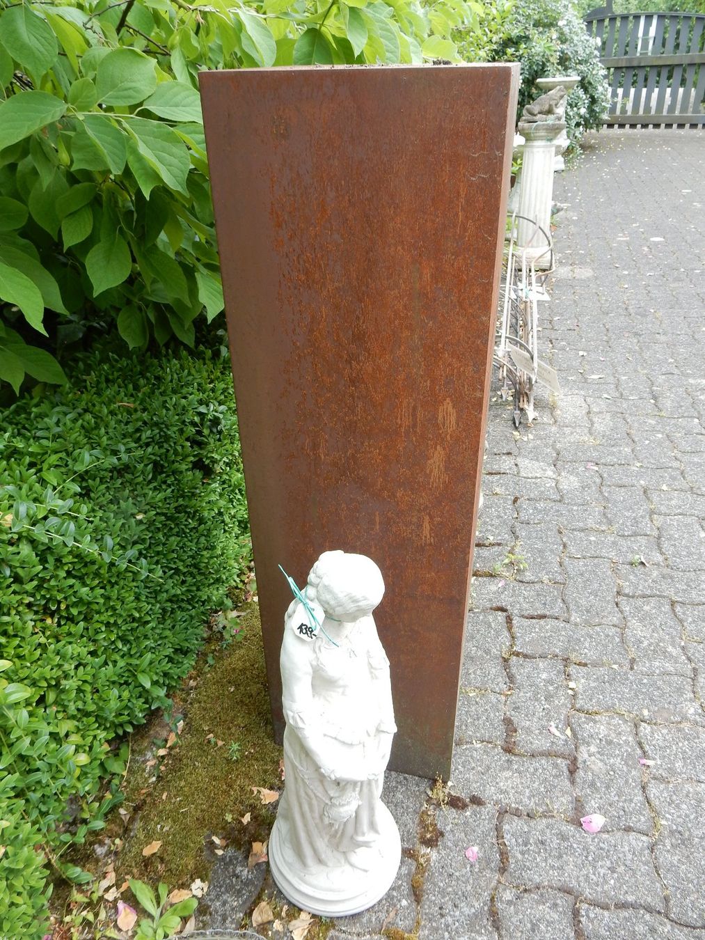 Sculture & Statue: Gartendekoration: grosse Rost Säule mit Spruch Gartenfigur – Nuovo (secondo la descrizione) da Jona venduto da simongarden 2