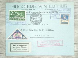 TR82 Enveloppe + Timbre Suisse 1925