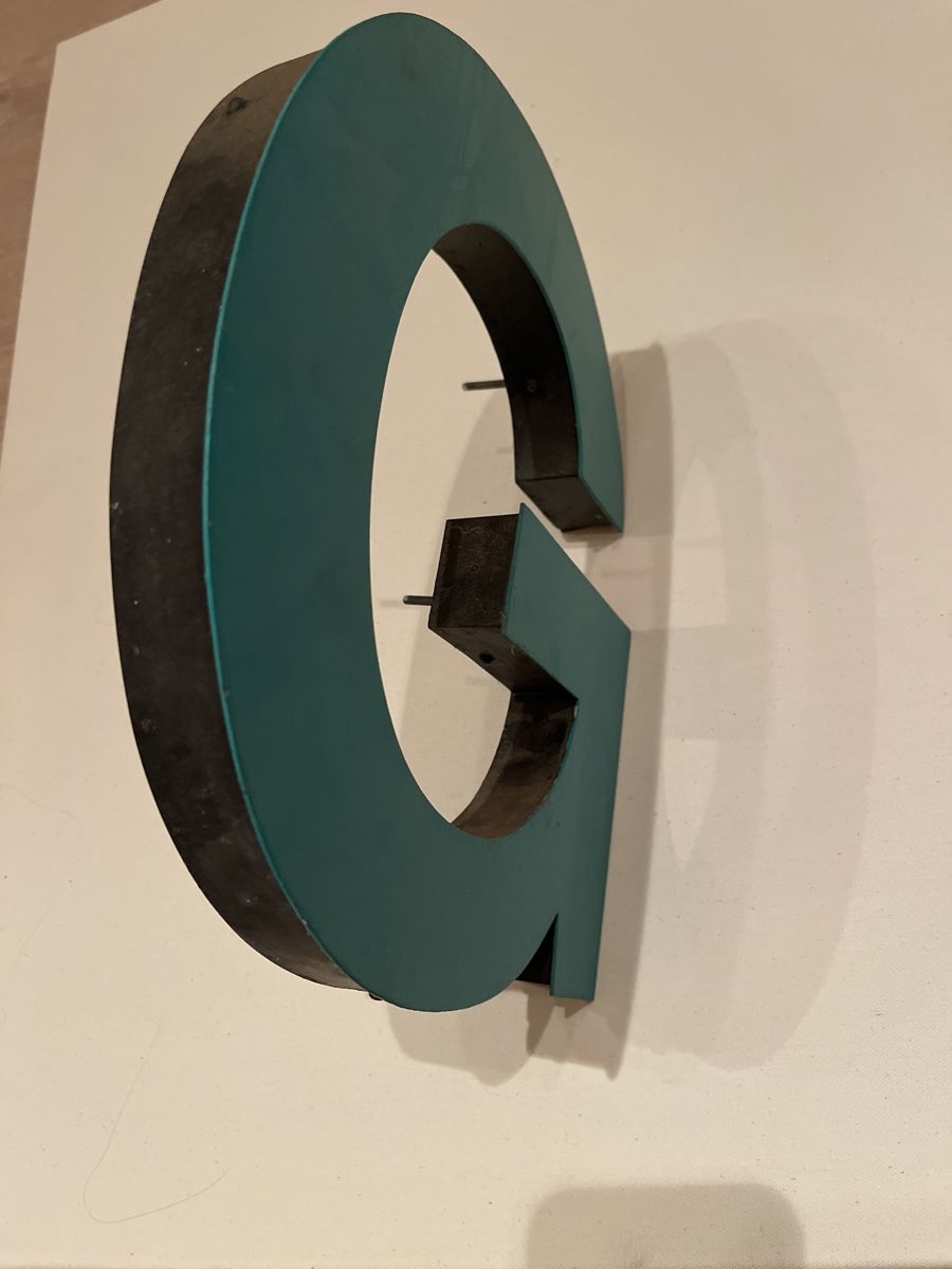Alle Dekorationen: Alublech-Buchstabe G – Gebraucht aus Thalwil von alfons03 2