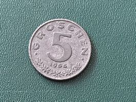 5 Groschen Oesterreich 1955