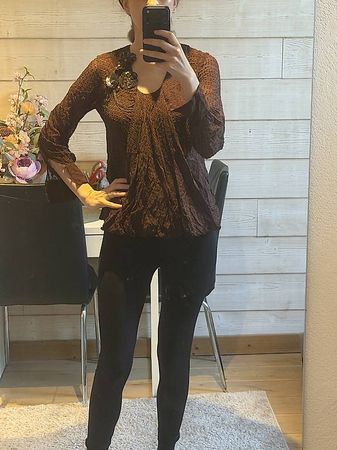 Silk lining blouse