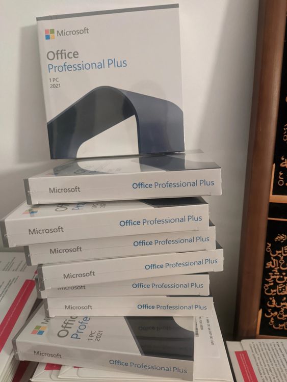 Microsoft Office 2021 Professional Plus Box DVD Global (Neu und ...