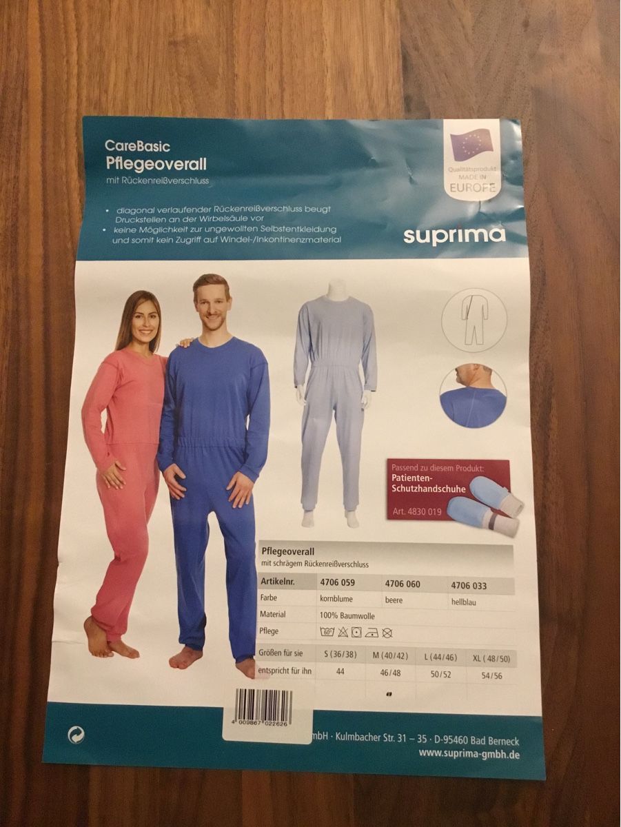 Produits d'entretien: Pflegeoverall CareBasic – Neuf avec emballage d'origine à Bern par Minnie74